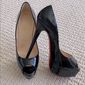 Christian Louboutin Lady Peep Pump 150mm, Size 38